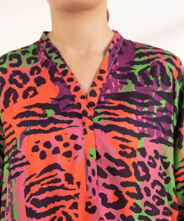 Printed Arabic Lawn Shirt