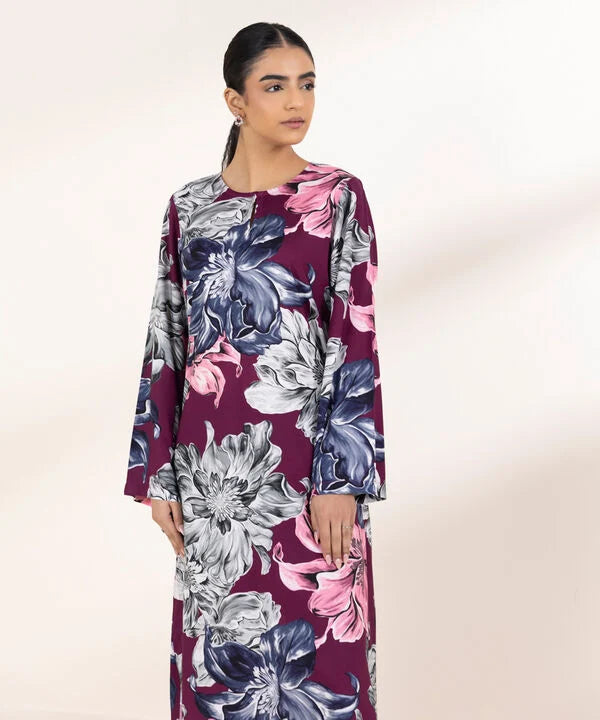 Printed Arabic Lawn Shirt