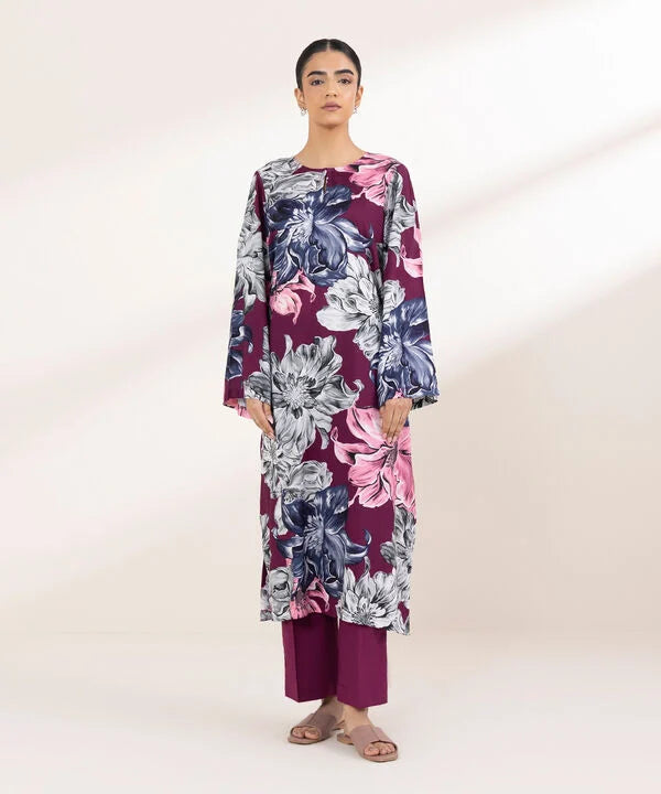 Printed Arabic Lawn Shirt