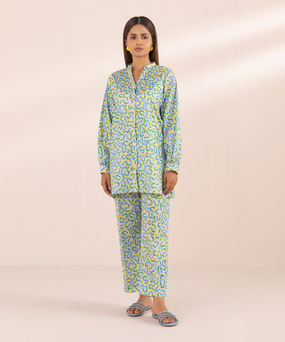 Printed Lawn Top
