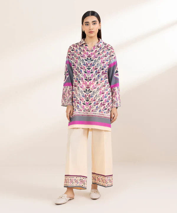 Printed Cambric Shirt