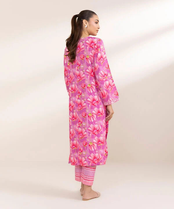 Embroidered Arabic Lawn Shirt