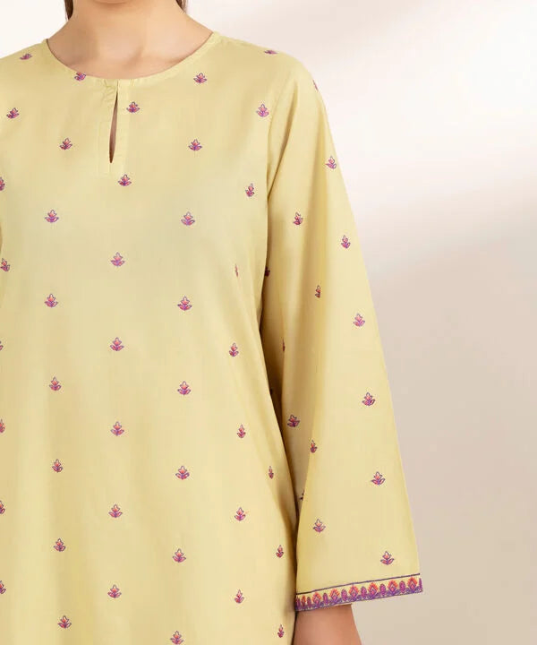 Embroidered Cambric Shirt