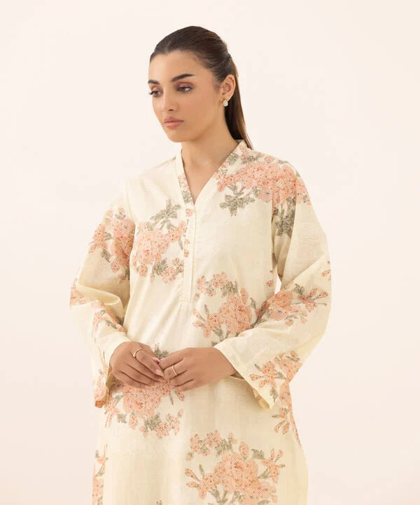 Printed Crosshatch Shirt