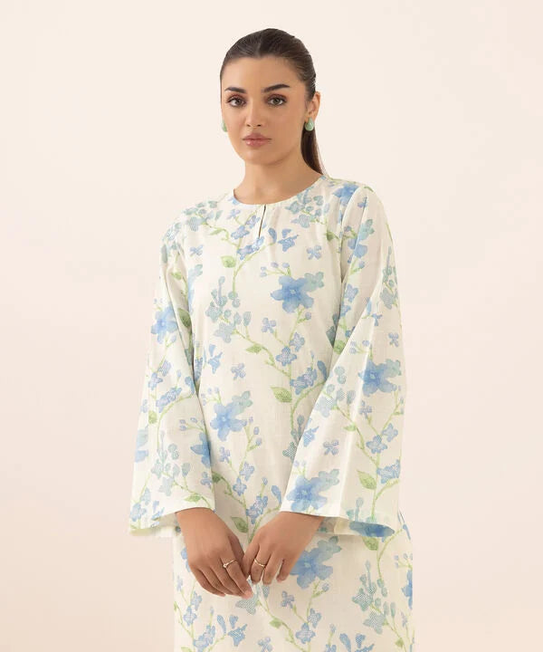 Printed Crosshatch Shirt