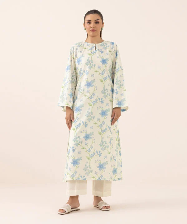 Printed Crosshatch Shirt