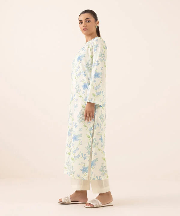 Printed Crosshatch Shirt