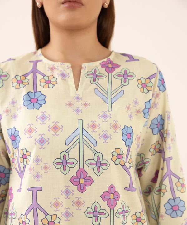 Printed Crosshatch Shirt