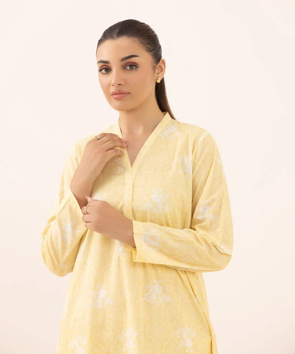 Printed Crosshatch Shirt