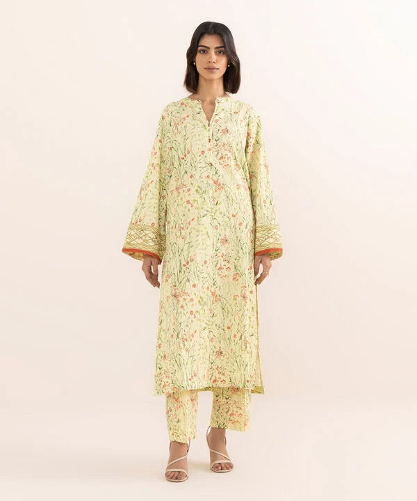 Printed Seersucker Shirt