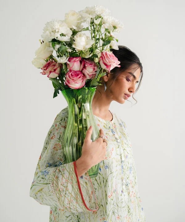 Printed Seersucker Shirt