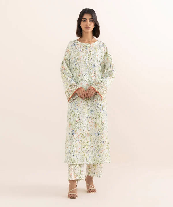 Printed Seersucker Shirt