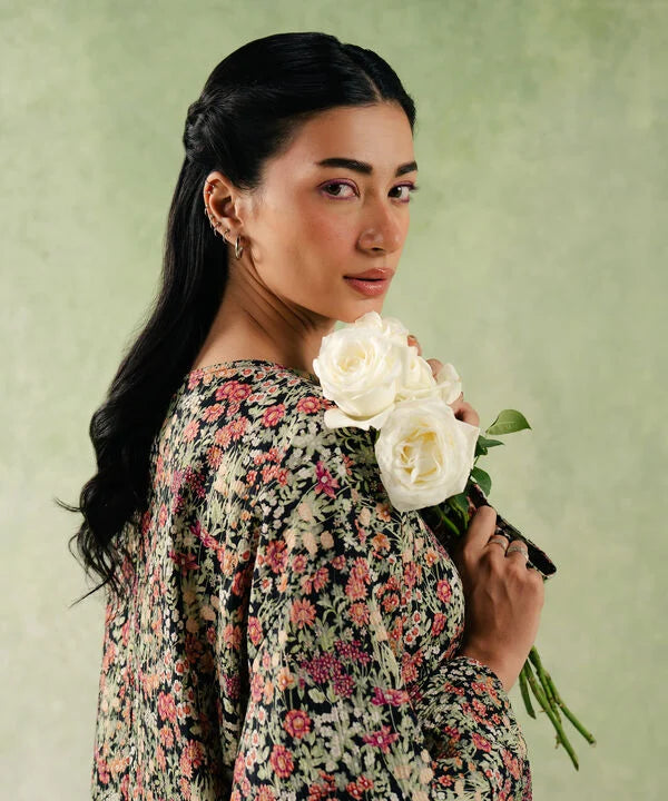 Printed Seersucker Shirt