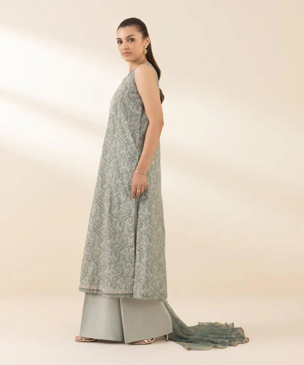 3 Piece - Embroidered Lawn Suit