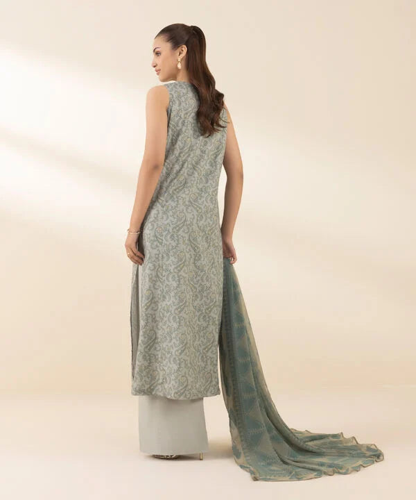 3 Piece - Embroidered Lawn Suit