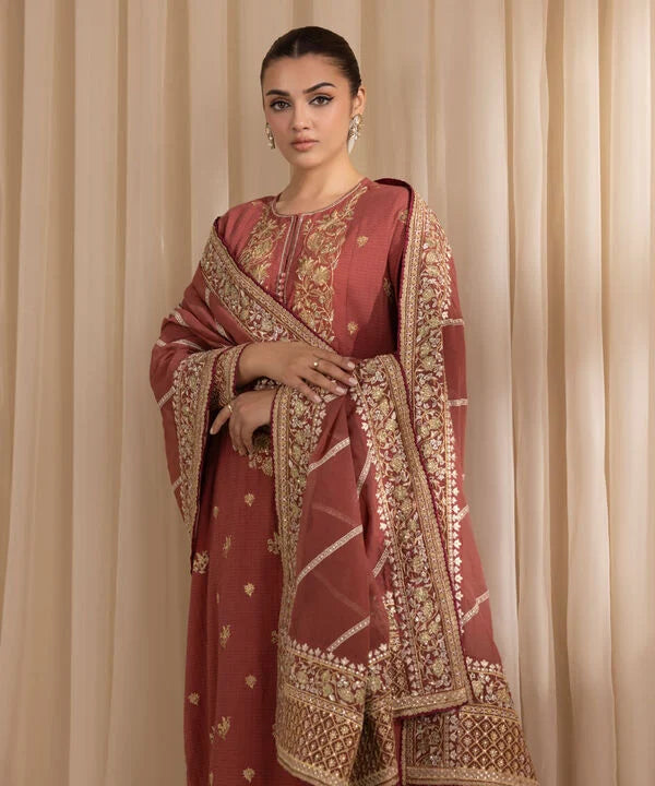 Embroidered Dobby Shirt