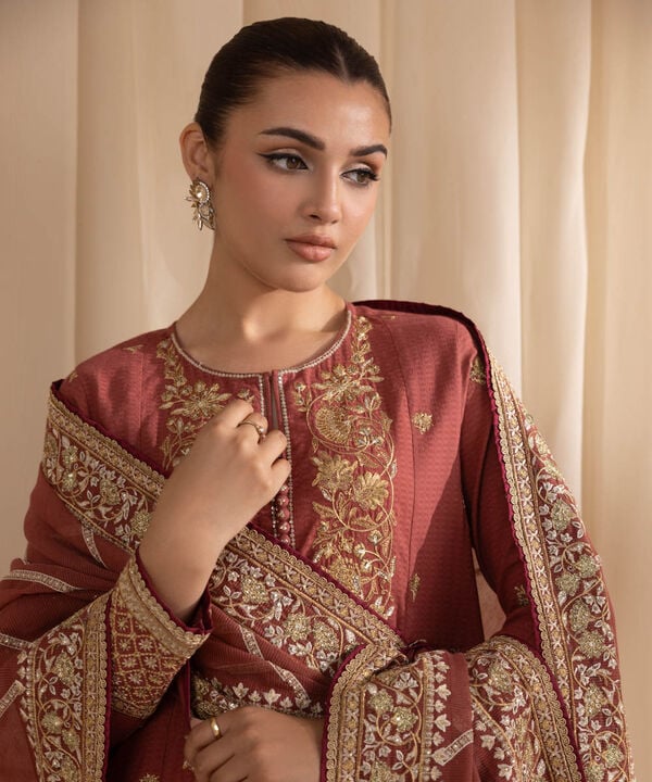 Embroidered Dobby Shirt