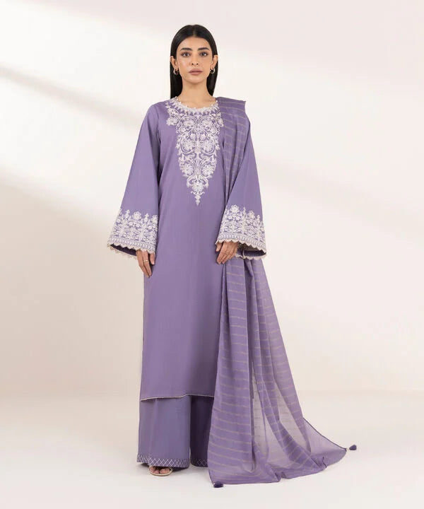 Embroidered Dobby Shirt