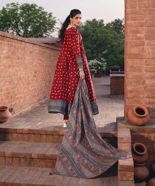Printed Lawn Pishwas