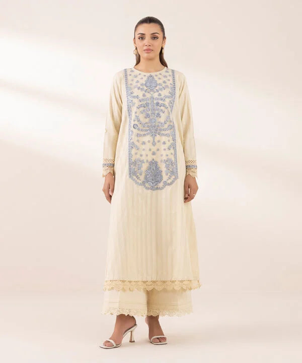 Embroidered Dobby Shirt