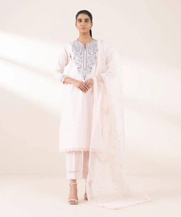 Embroidered Dobby Shirt