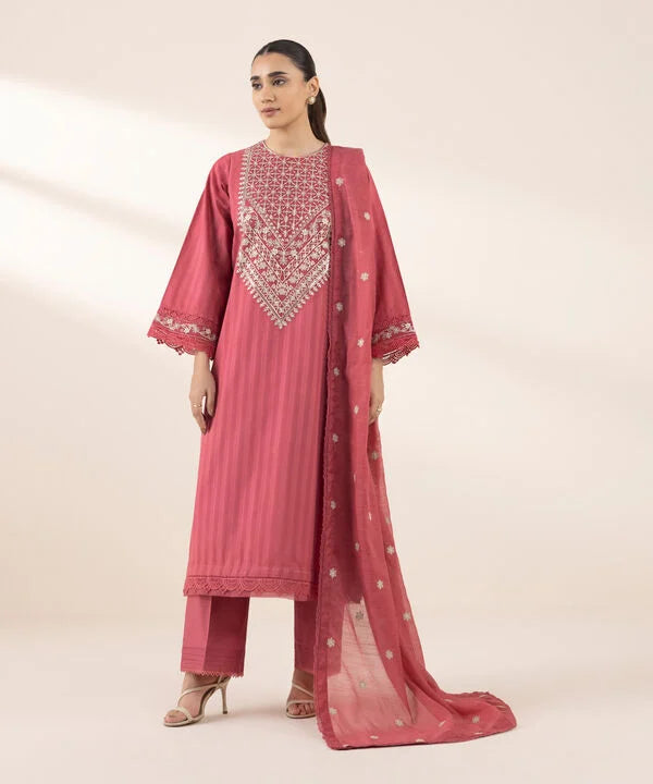 Embroidered Dobby Shirt