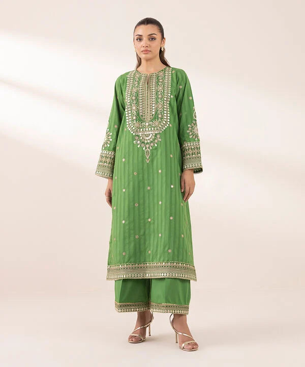 Embroidered Dobby Shirt