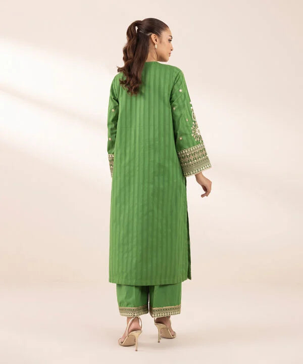 Embroidered Dobby Shirt