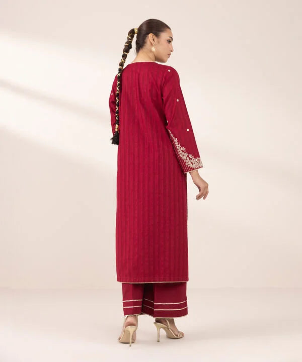 Embroidered Dobby Shirt