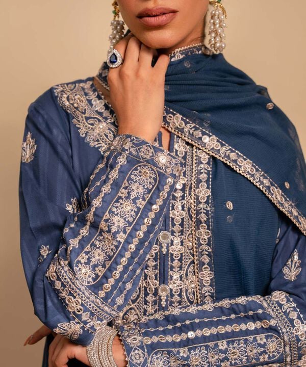 Embroidered Dobby Shirt