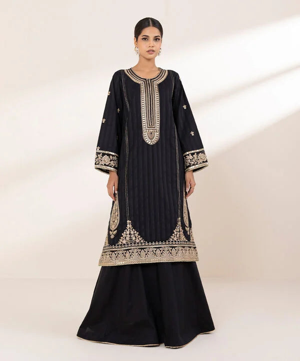 Embroidered Dobby Shirt