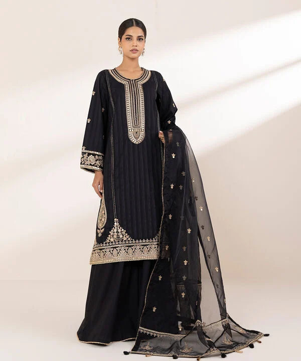 Embroidered Dobby Shirt