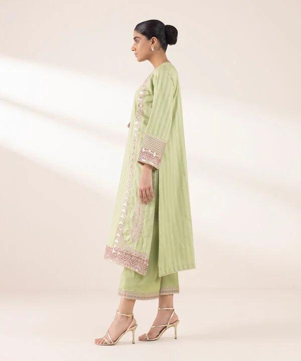 Embroidered Dobby Shirt