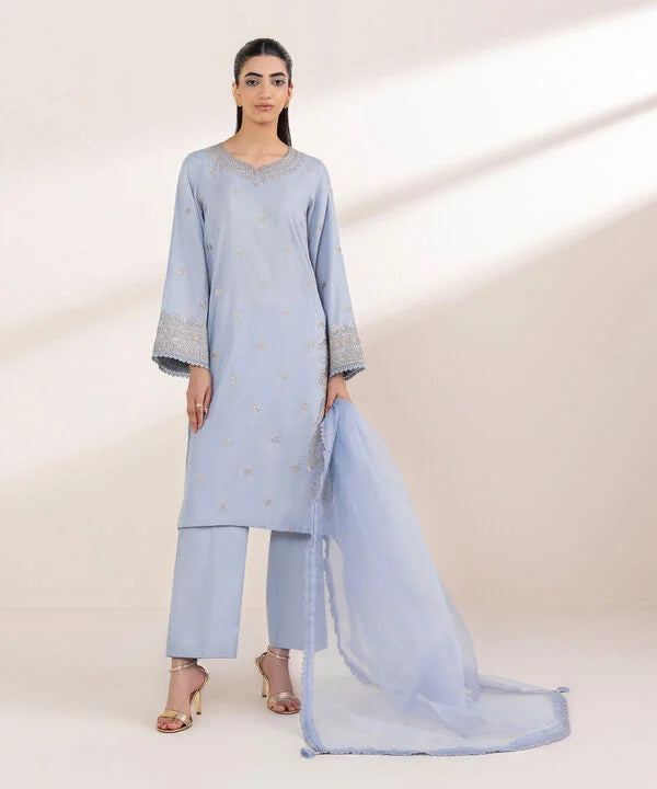 Embroidered Dobby Shirt