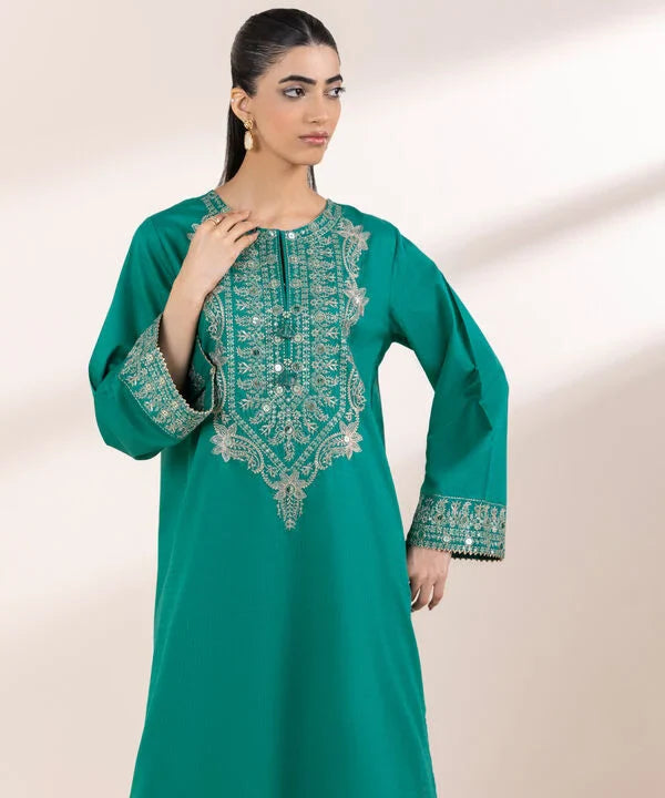 Embroidered Dobby Shirt