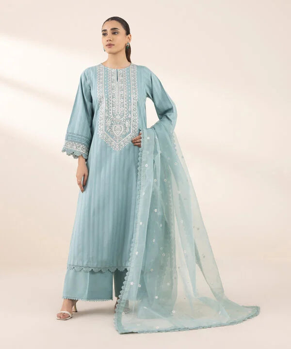 Embroidered Dobby Shirt