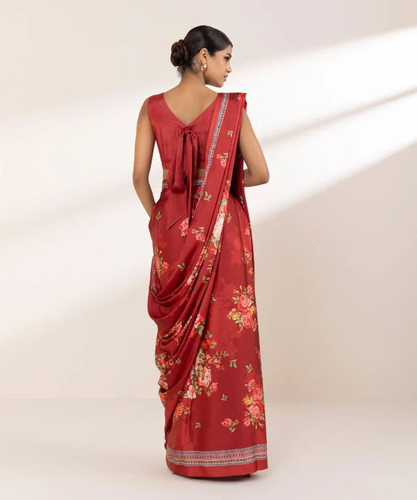 Printed Silk Saree