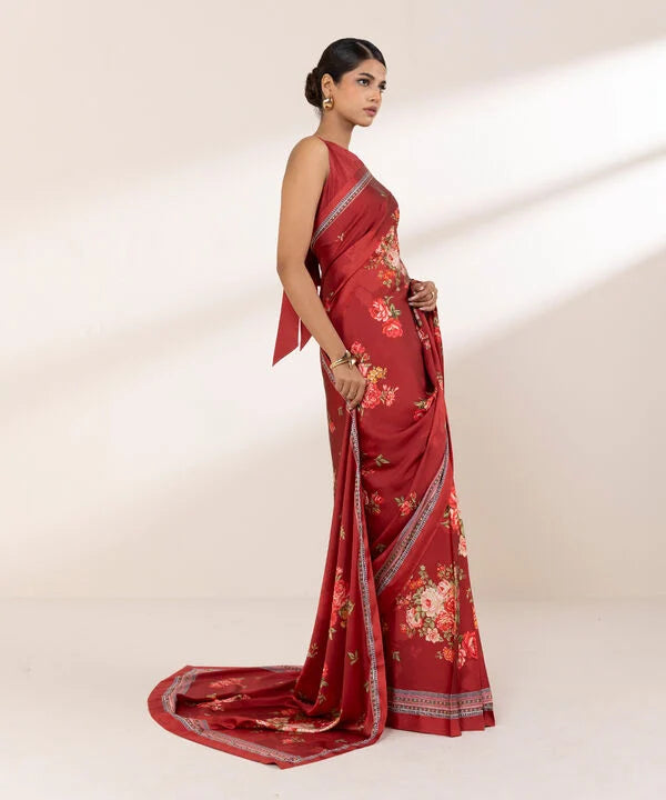Printed Silk Saree