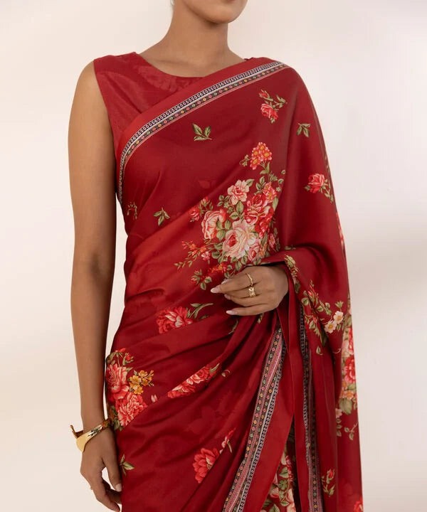 Printed Silk Saree