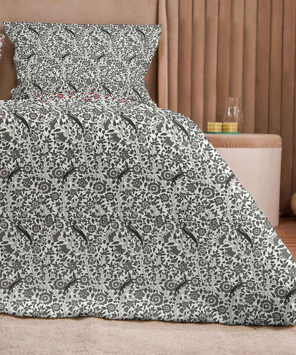 Black Bloom - Fitted Sheet