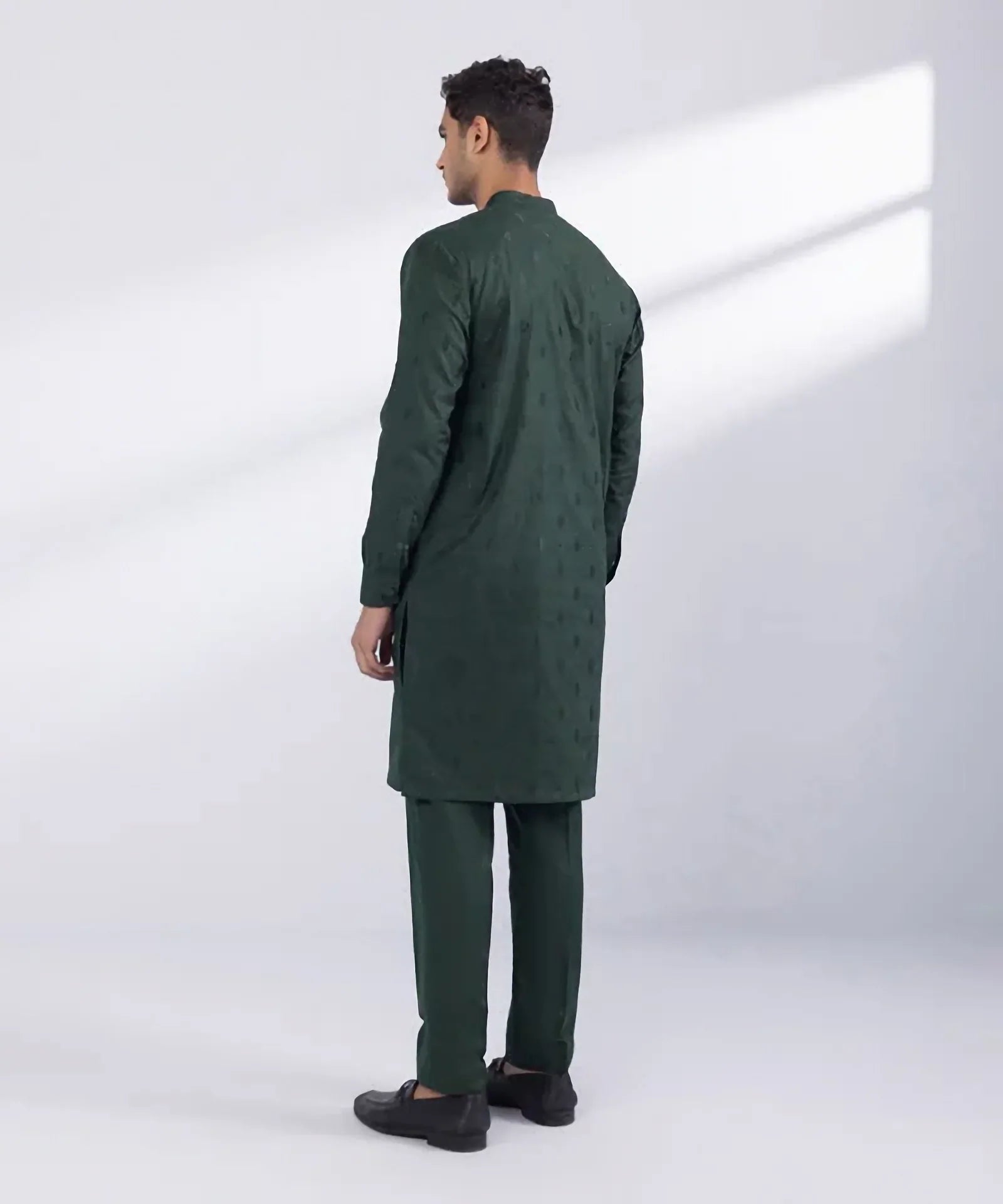 Schiffli Embroidered Cotton Suit