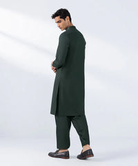 Embroidered Wash & Wear Suit