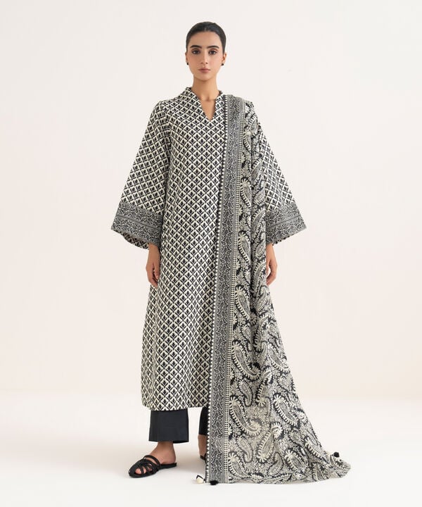 3 Piece - Printed Lawn Suit