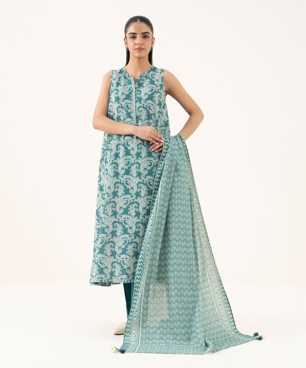 3 Piece - Printed Lawn Suit