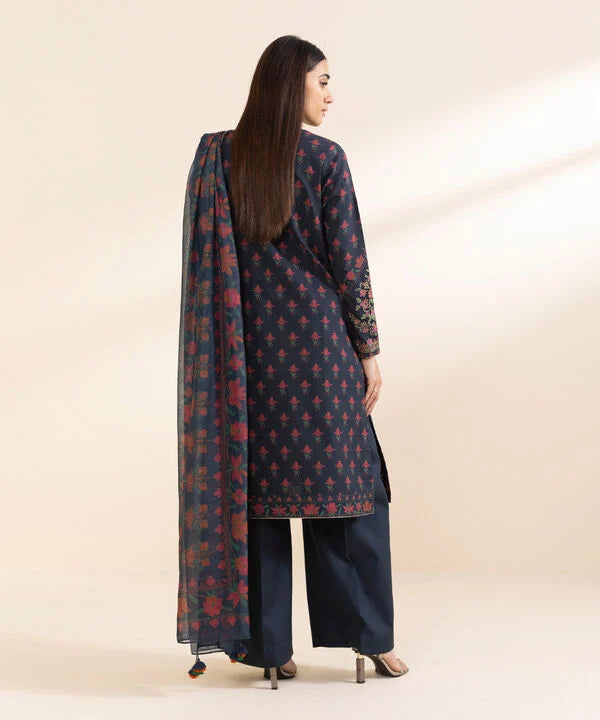 3 Piece - Embroidered Lawn Suit