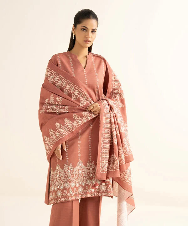 3 Piece - Embroidered Lawn Suit