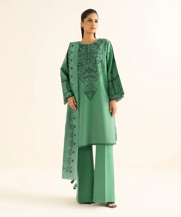 3 Piece - Embroidered Lawn Suit