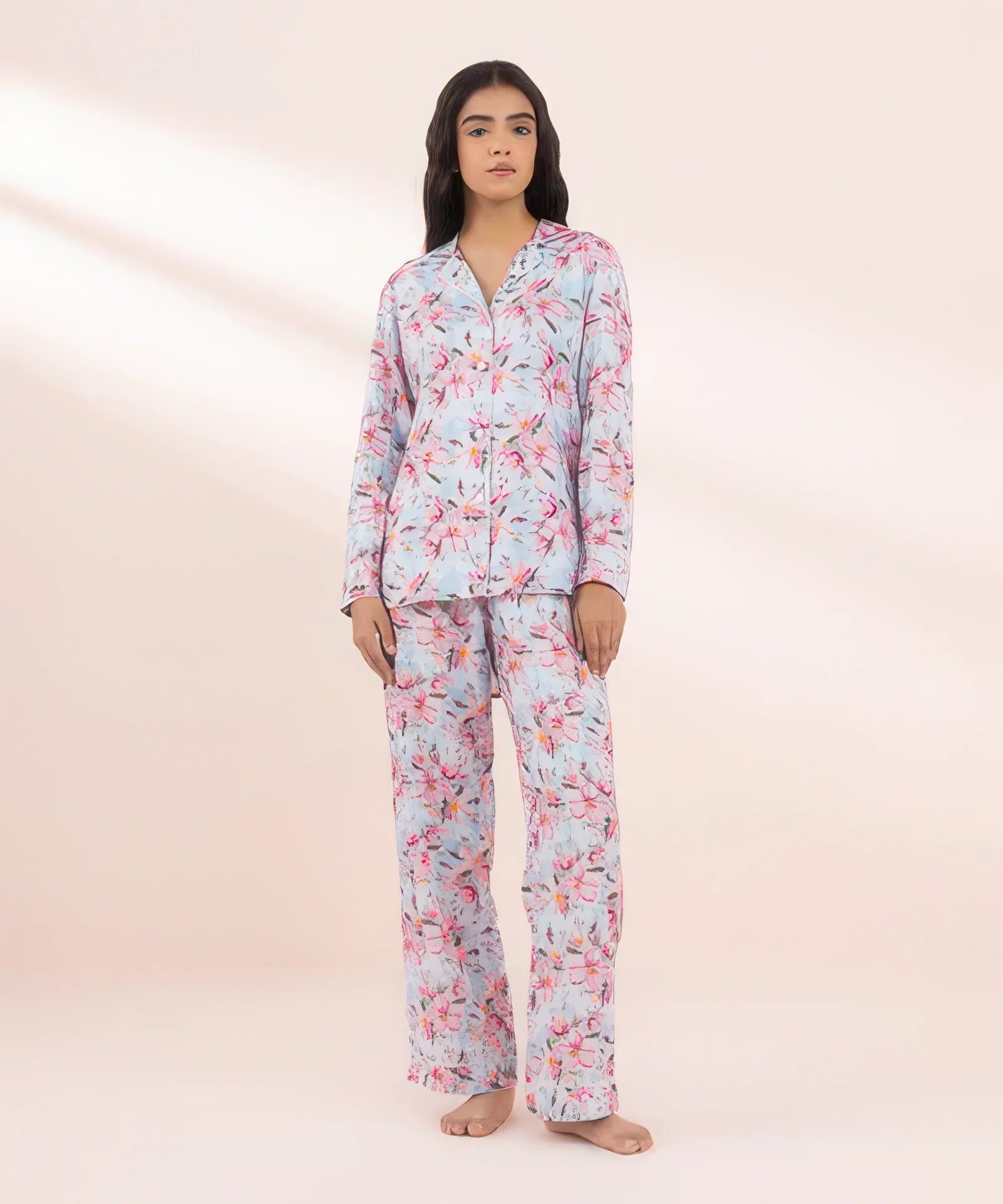 Printed Viscose PJ Set