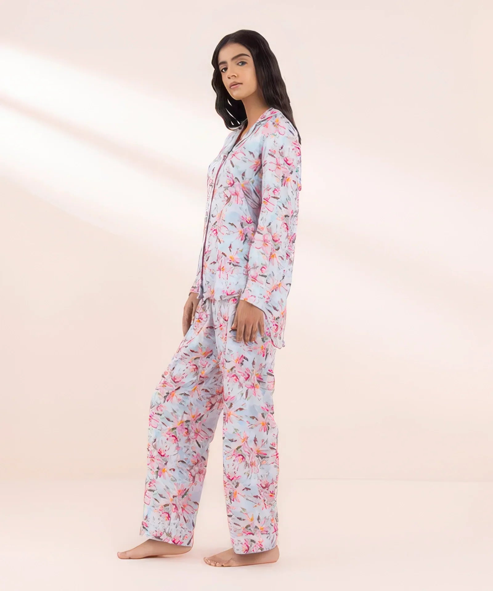 Printed Viscose PJ Set