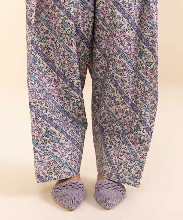 2 Piece - Embroidered Light Khaddar Suit